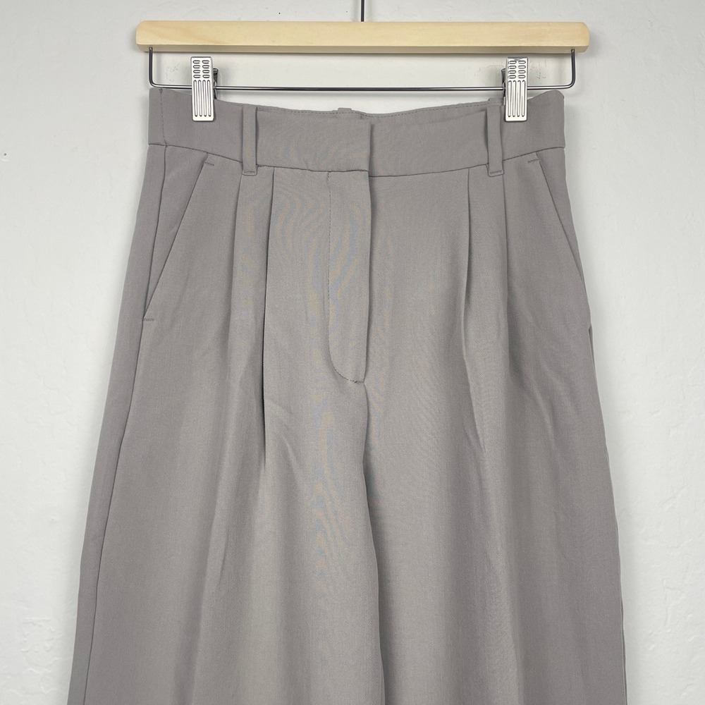 NWT Abercrombie and Fitch A&F Sloane Tailored Wide Leg Pant Size 26 / 2R - Picture 4 of 16